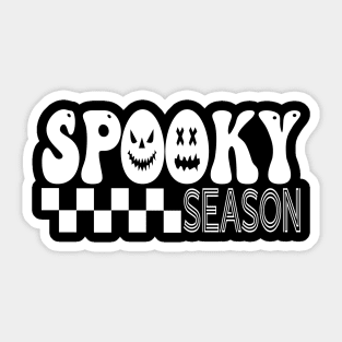 Retro halloween Sticker